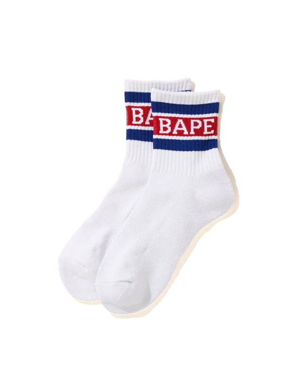 Спортивные носки BAPE Logo Ankle Socks Blue
