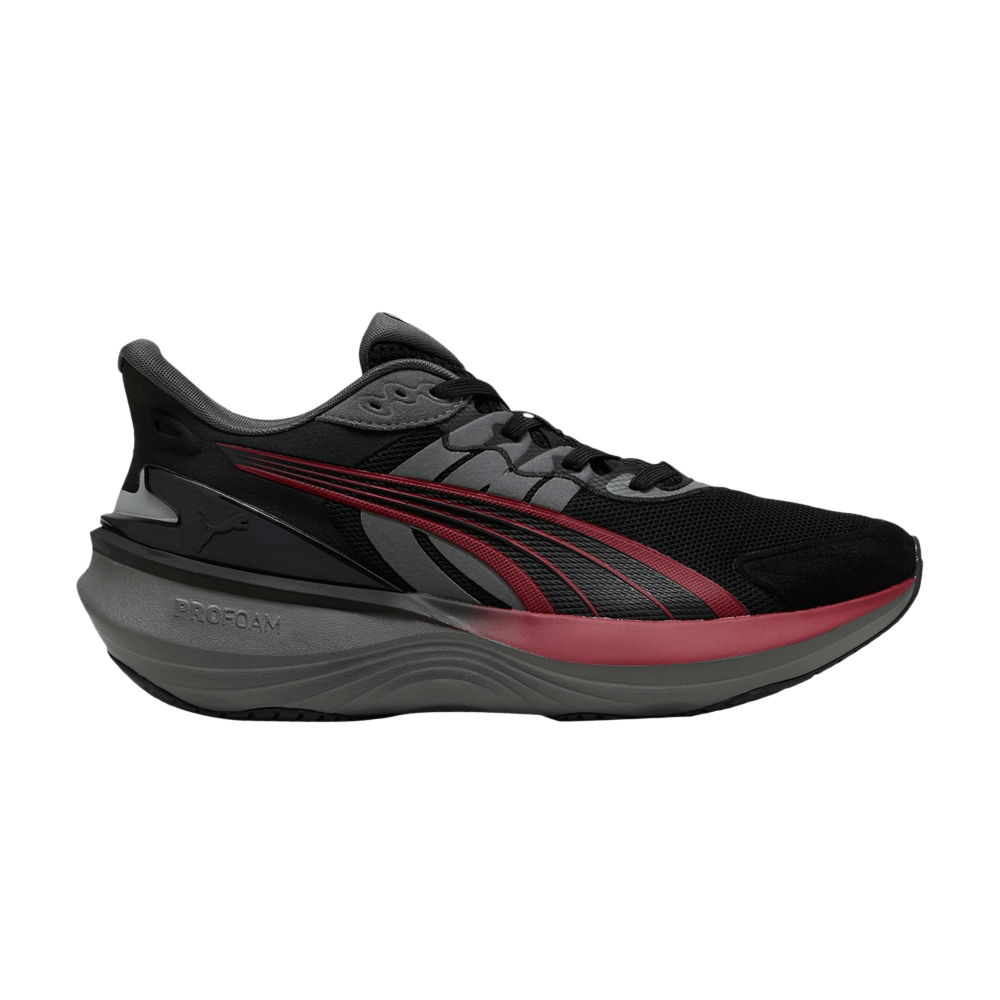 Кроссовки Puma Pulse Pro 'Black Dark Crimson'