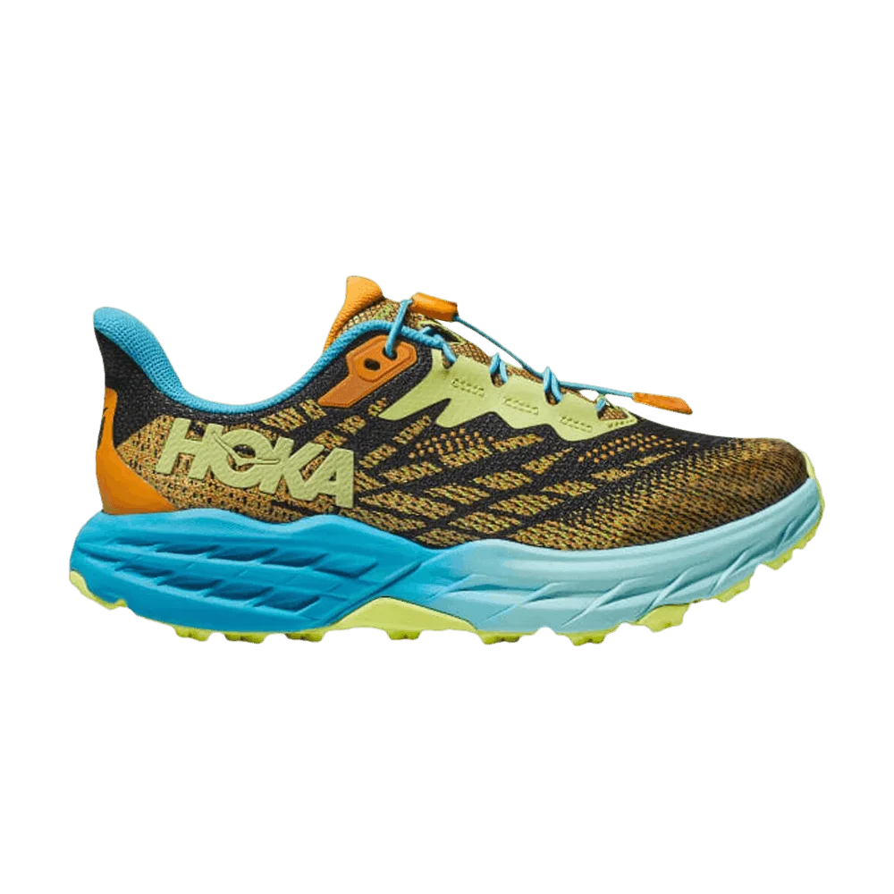 Кроссовки HOKA Speedgoat 5 Kids 'Solar Flare Diva Blue'