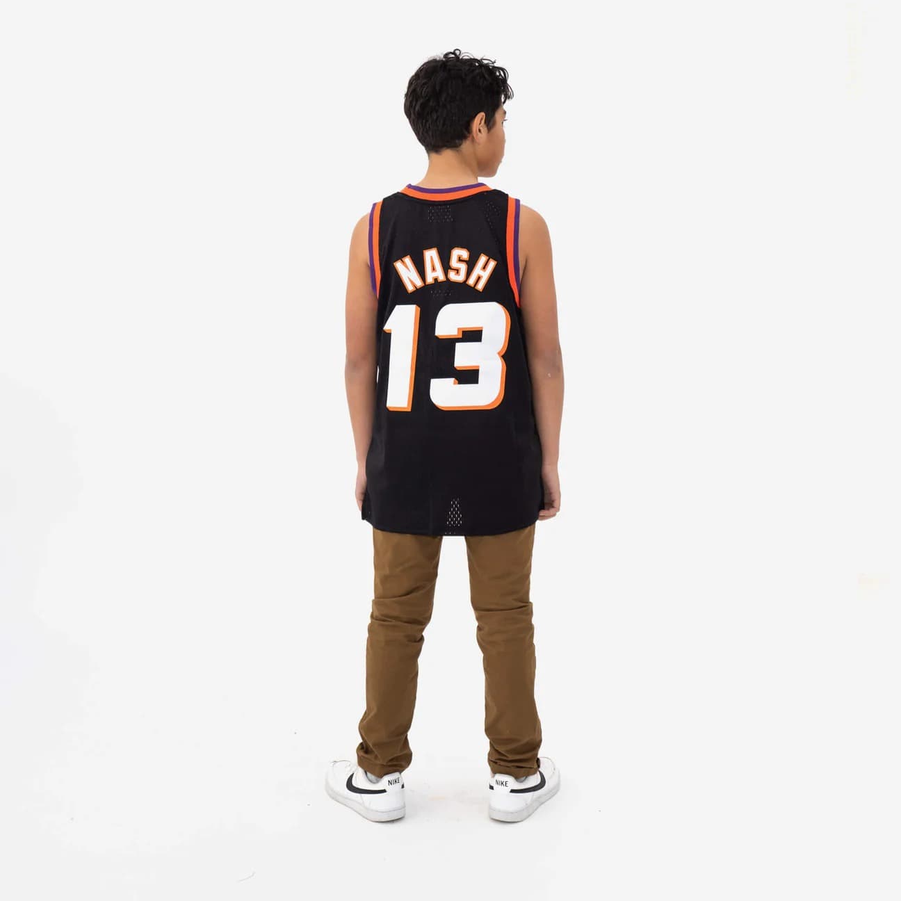 1996-97-Phoenix-Suns-Steve-Nash-13-Youth-Swingman-Hardwood-Classics-Black-Jersey-4
