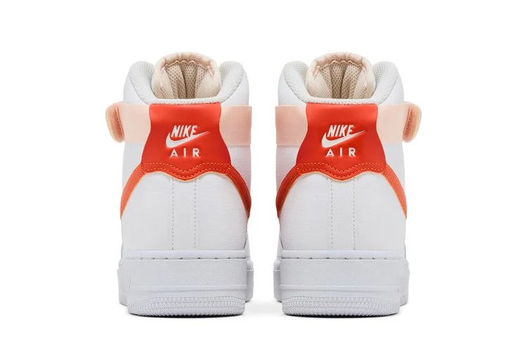 Кроссовки Nike Wmns Air Force 1 High 'White Orange Pearl'