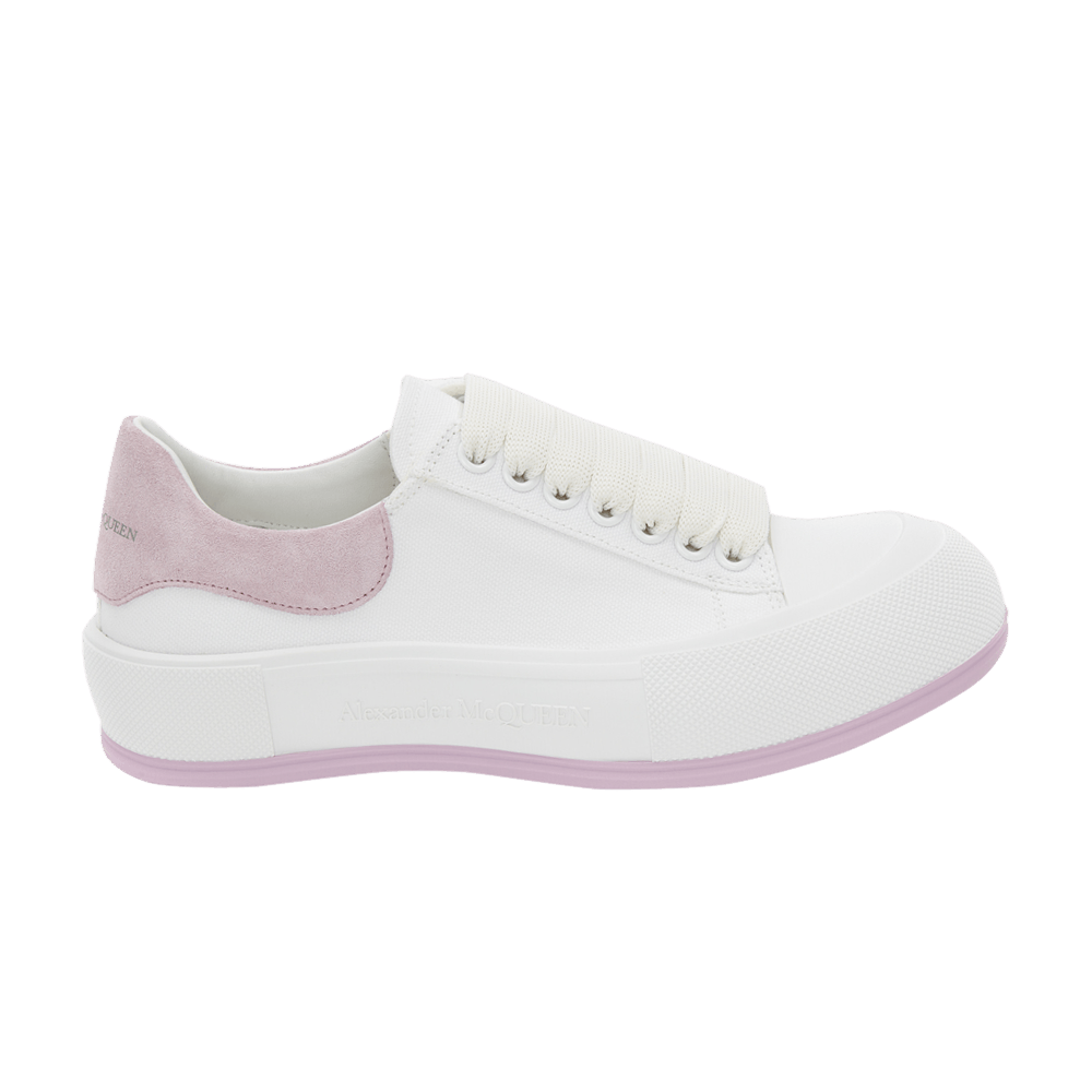Кроссовки Alexander McQueen Wmns Deck Lace Plimsoll 'White Lilac'