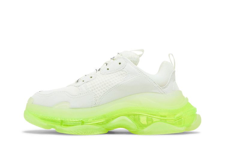 Кроссовки Balenciaga Wmns Triple S Sneaker 'Clear Sole - White Fluo Yellow'