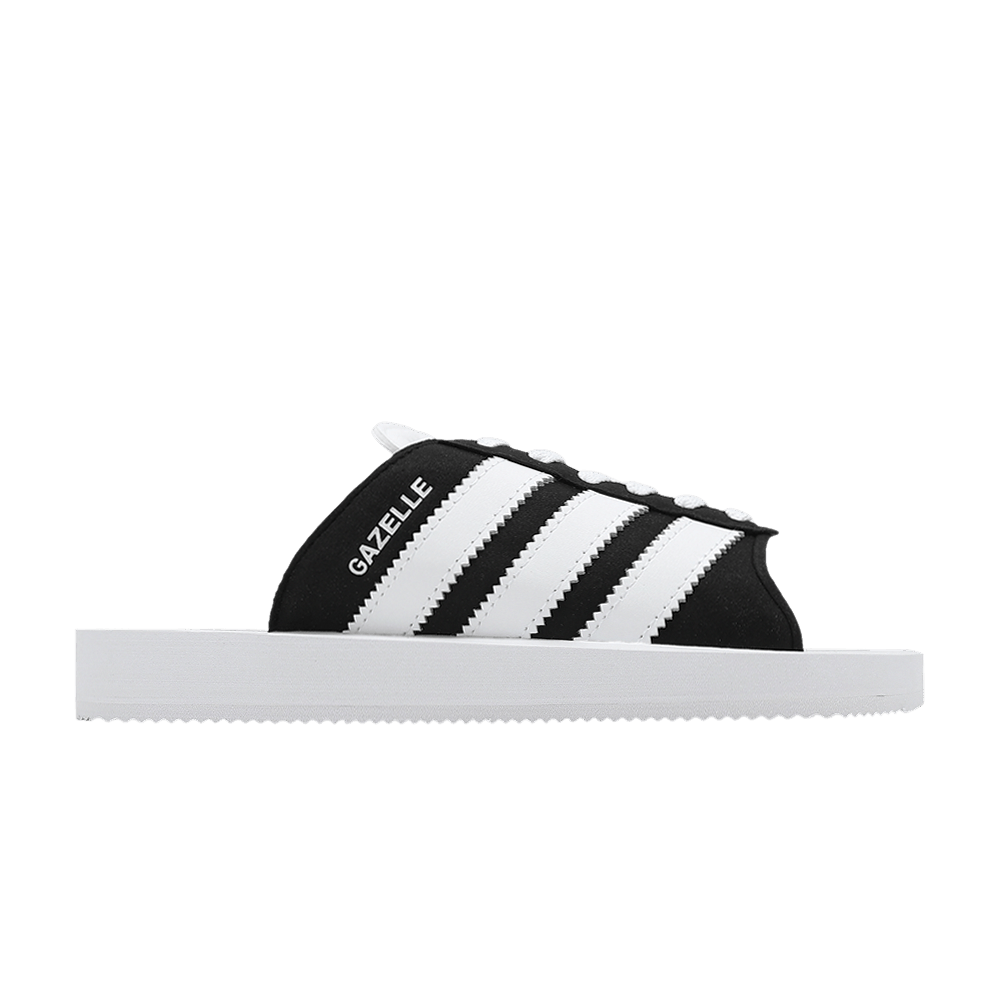 Adidas Wmns Gazelle Beach Slides 'Black White'