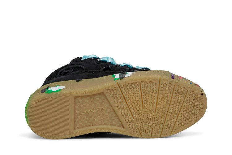 Кроссовки Gallery Dept. x Lanvin Curb Sneakers 'Paint Drip - Black'