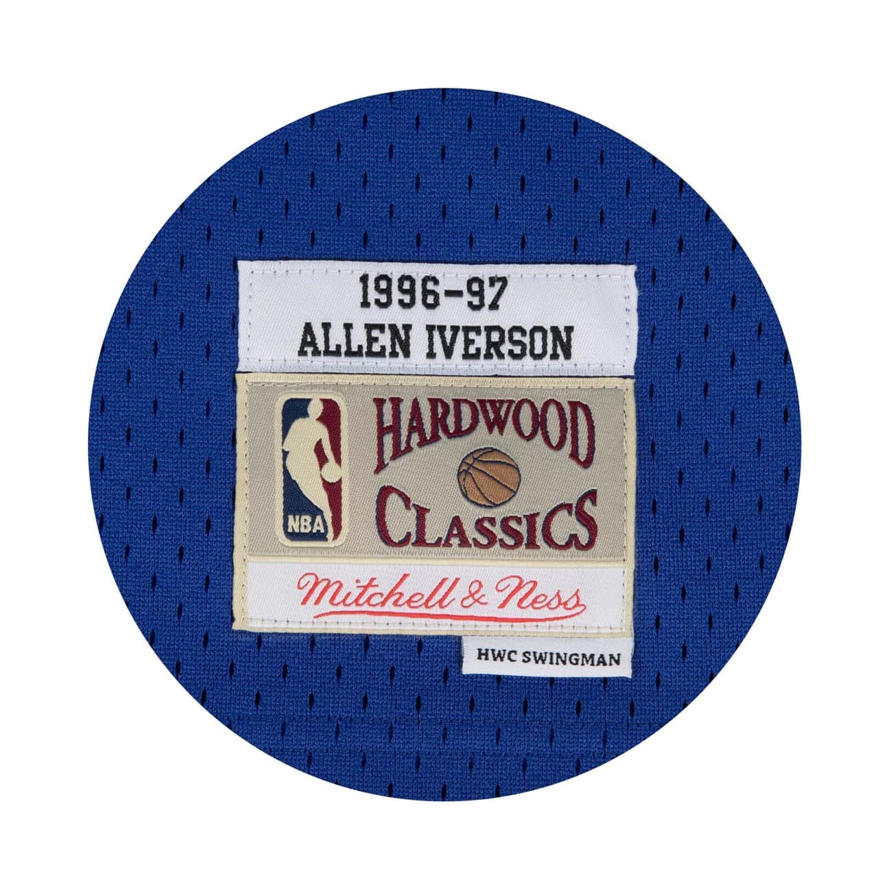Баскетбольная джерси 1996-97 Philadelphia 76ers Allen Iverson #3 Swingman Hardwood Classics Blue Jersey