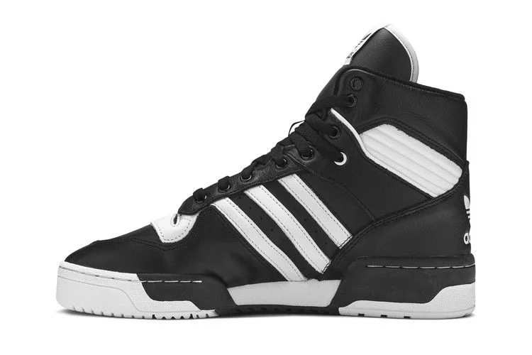 Кроссовки Adidas Rivalry Hi 'Black White'