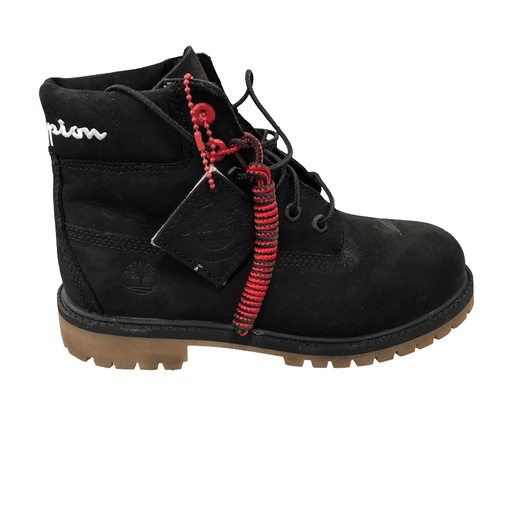 Krossovki-Champion-x-Timberland-6-Inch-Kids-Black