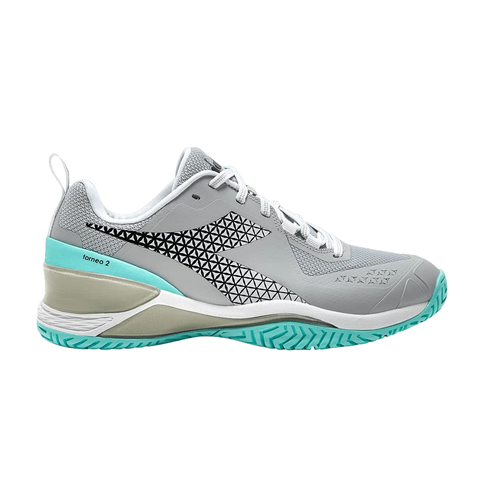 Кроссовки Diadora Wmns Blushield Torneo 2 AG 'Silver Aruba Blue'