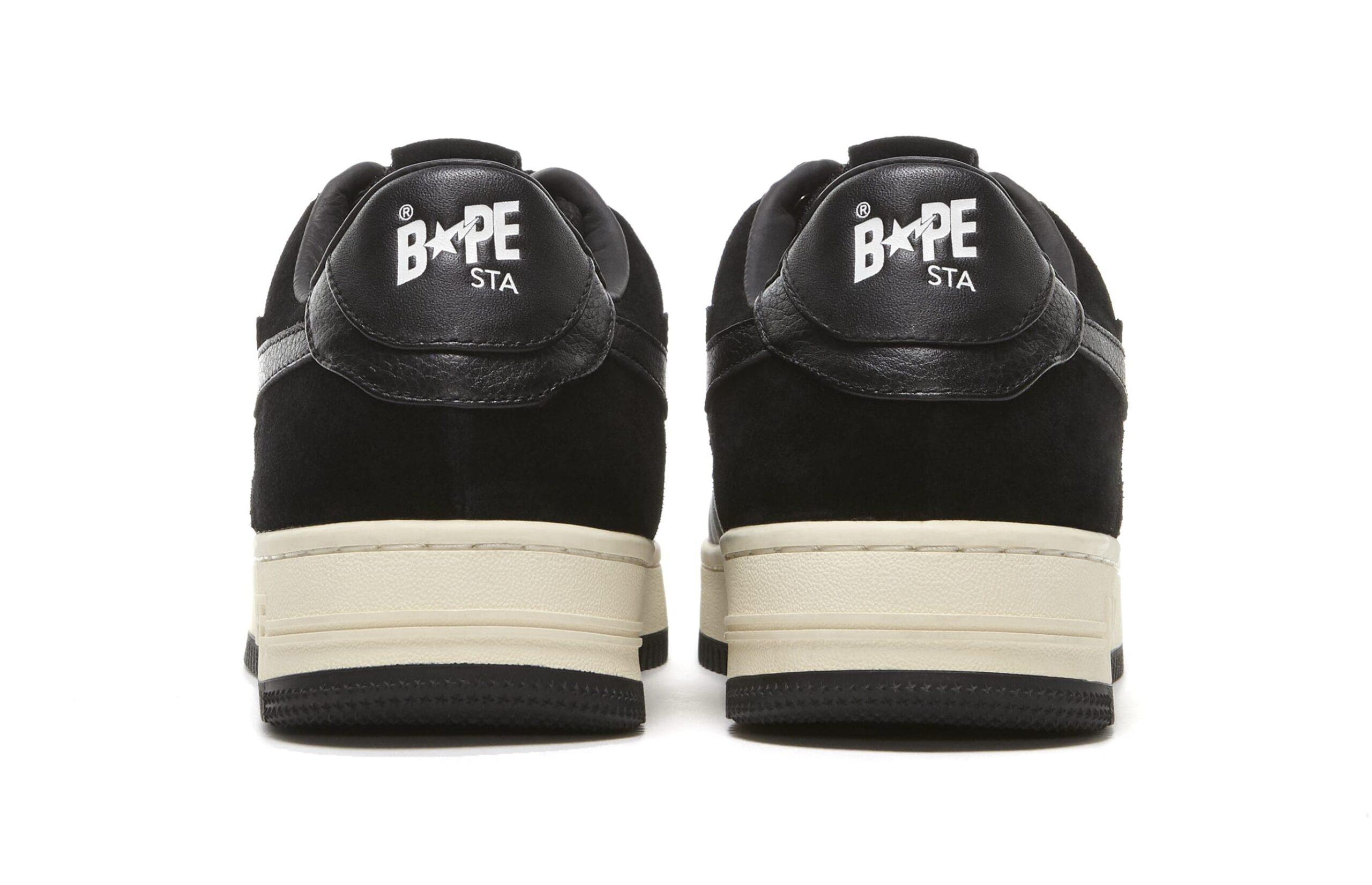 Кроссовки A Bathing Ape Bape Sta Black Suede