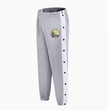 Баскетбольные брюки на кнопках Golden State Warriors