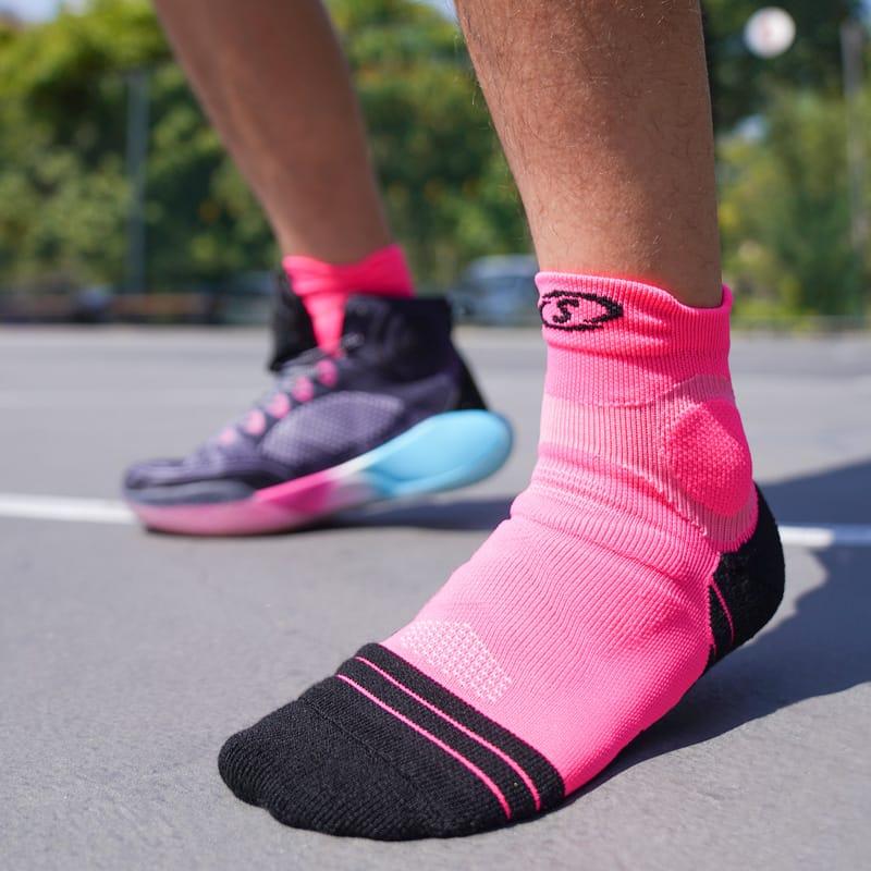 Ehot-Spalding-Pink-Black-Low-Cut-Socks