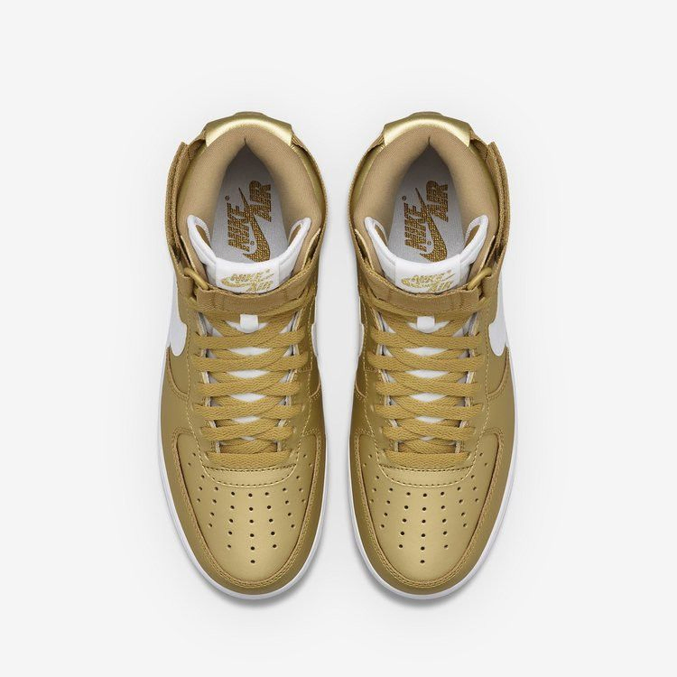 Кроссовки NikeLab Air Force 1 High 'Metallic Gold'