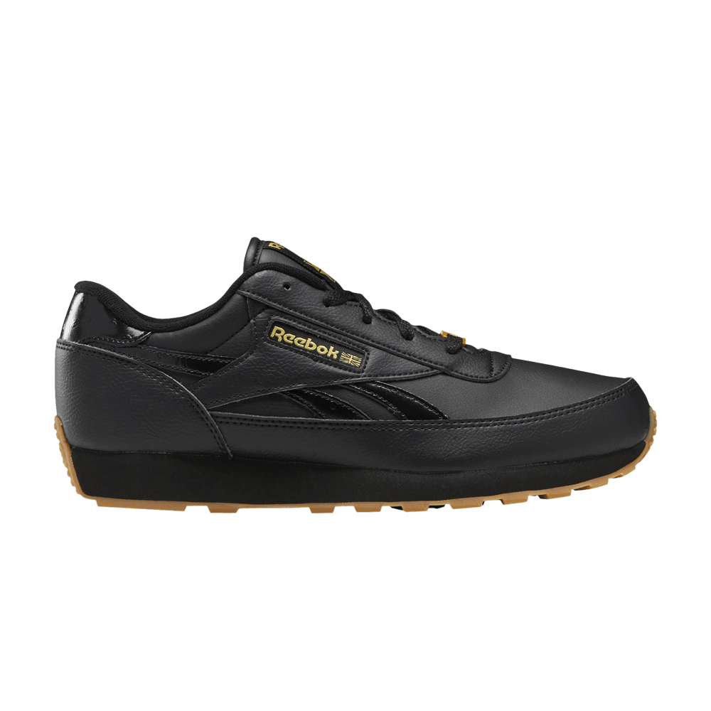 Кроссовки Reebok Classic Leather Renaissance 4E Wide 'Black Matte Gold'