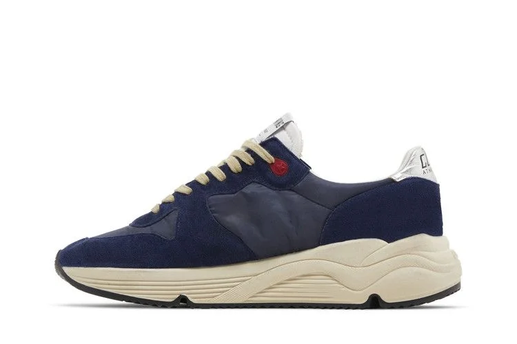 Кроссовки Golden Goose Running Sole 'Dark Blue Mustard'
