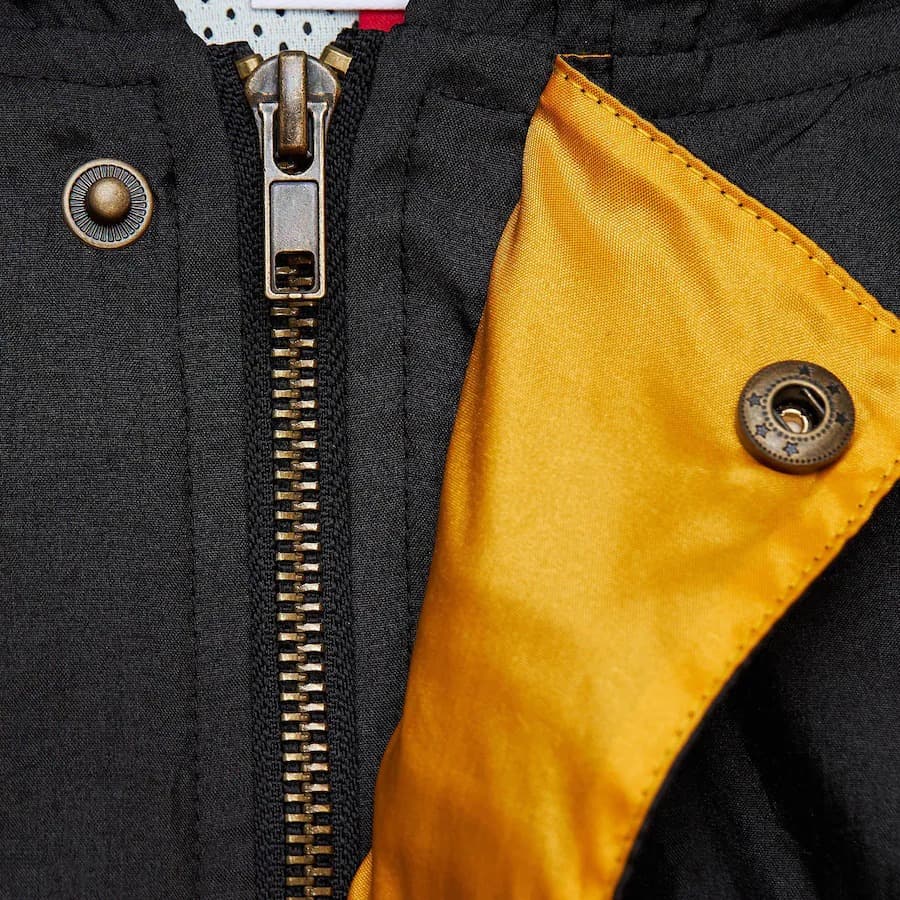 Анорак Mitchell & Ness Black Boston Bruins Team OG 2.0 Anorak Quarter-Zip Hoodie Windbreaker Jacket