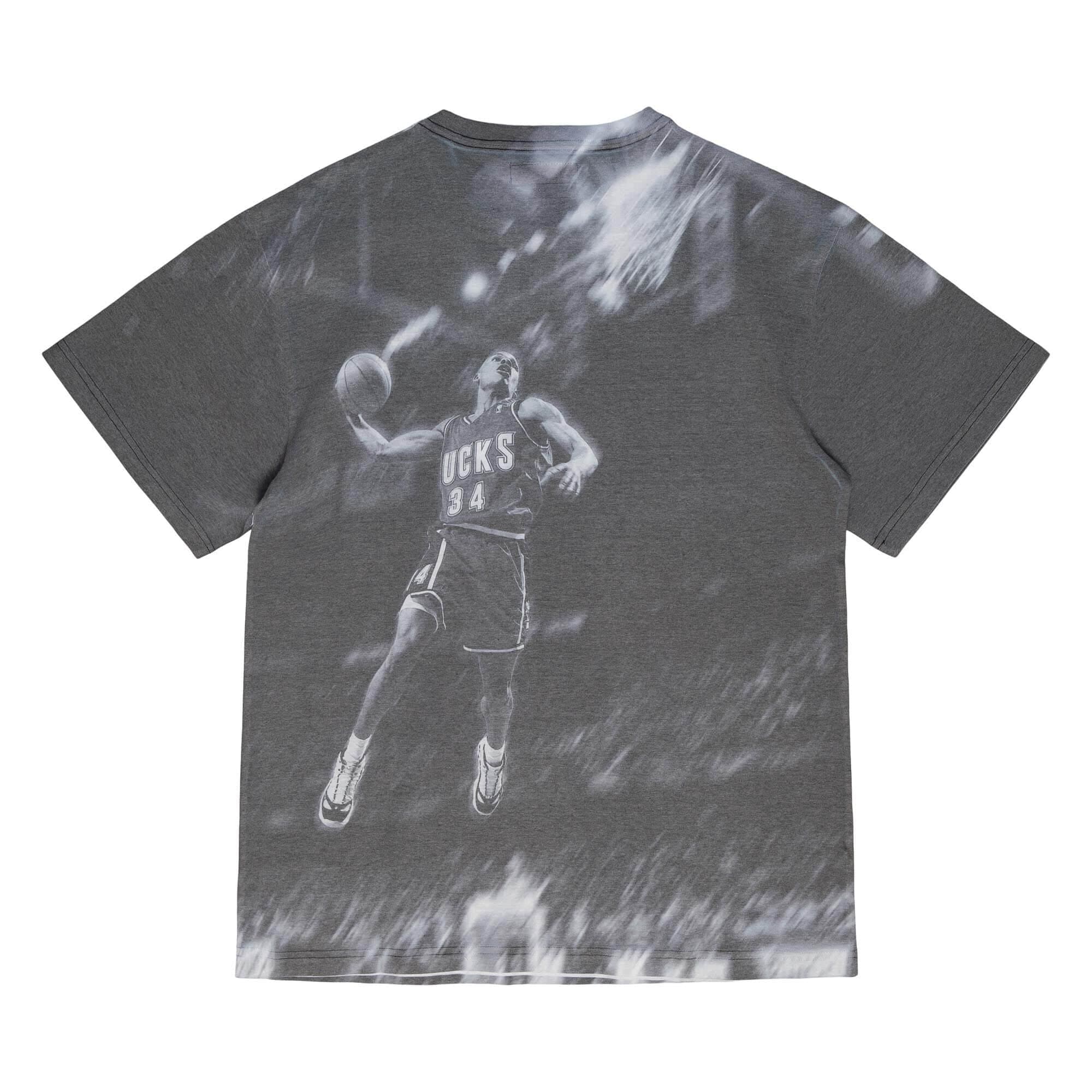 Футболка Mitchell & Ness Above The Rim Sublimated SS Tee Milwaukee Bucks Ray Allen