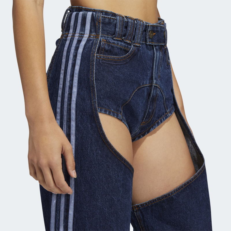 Спортивные штаны adidas Ivy Park Denim Chaps Dark Denim