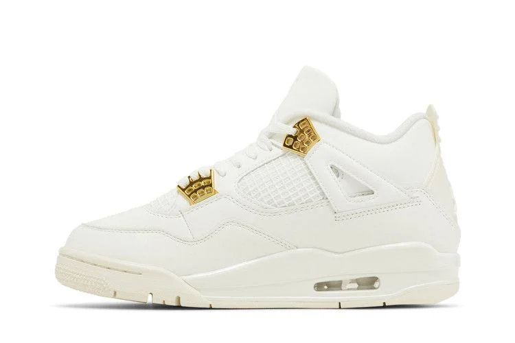 Кроссовки Wmns Air Jordan 4 Retro 'Metallic Gold'