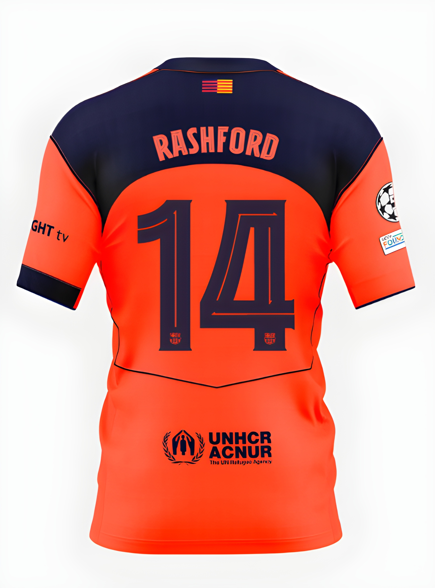 Женское футбольное джерси FC Barcelona T90 25/26 UCL third jersey RASHFORD
