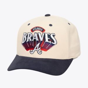 Mitchell-Ness-Cream-Atlanta-Braves-Horizon-Pro-Crown-Snapback-Hat-300x300
