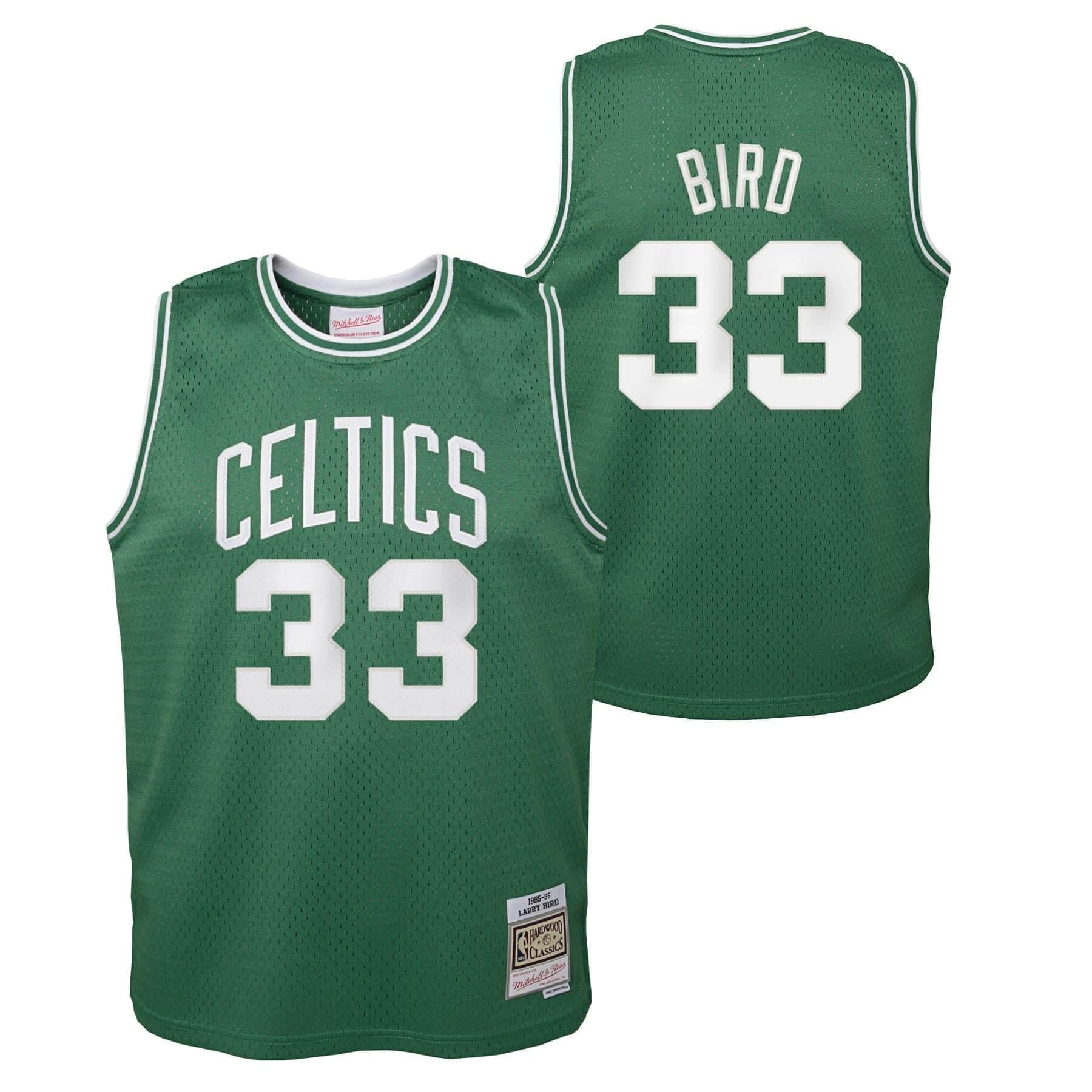 1985-86-Boston-Celtics-Larry-Bird-33-Youth-Swingman-Hardwood-Classic-Green-Jersey-5