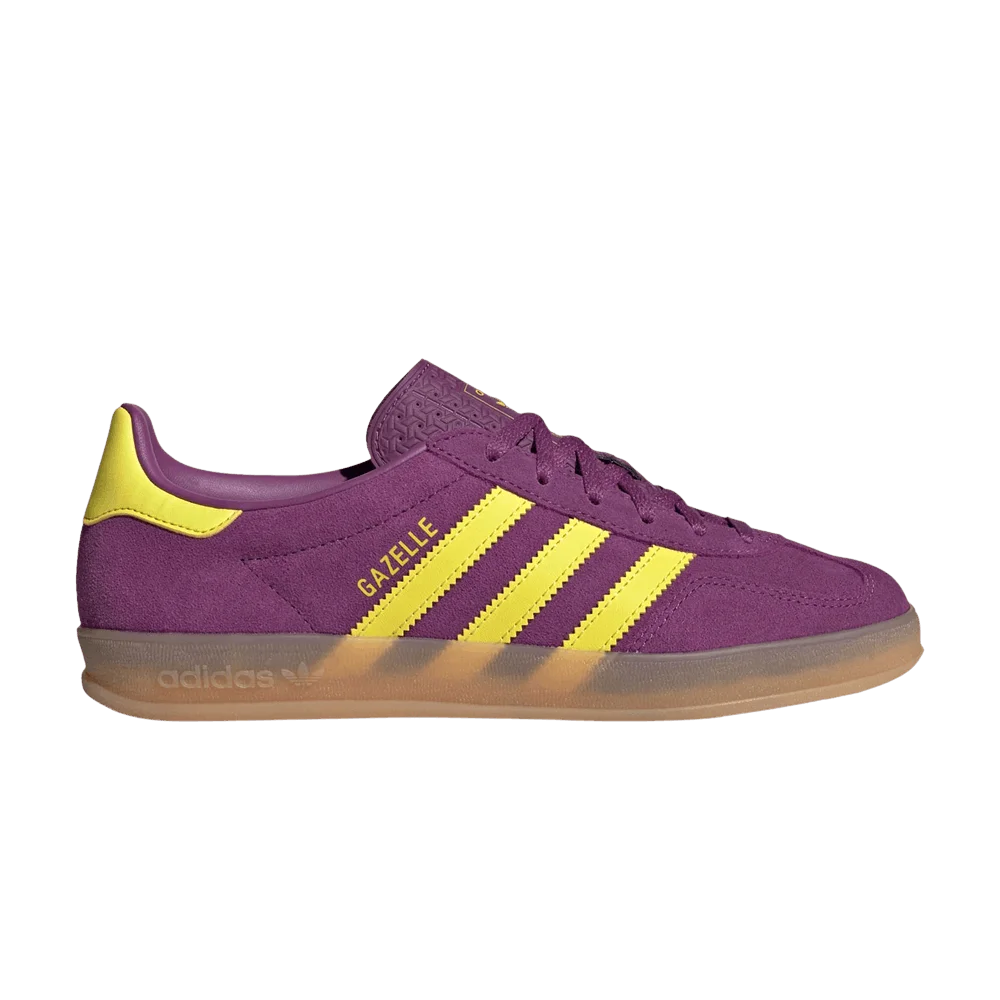 Кроссовки adidas Wmns Gazelle Indoor 'Rich Mauve Yellow'