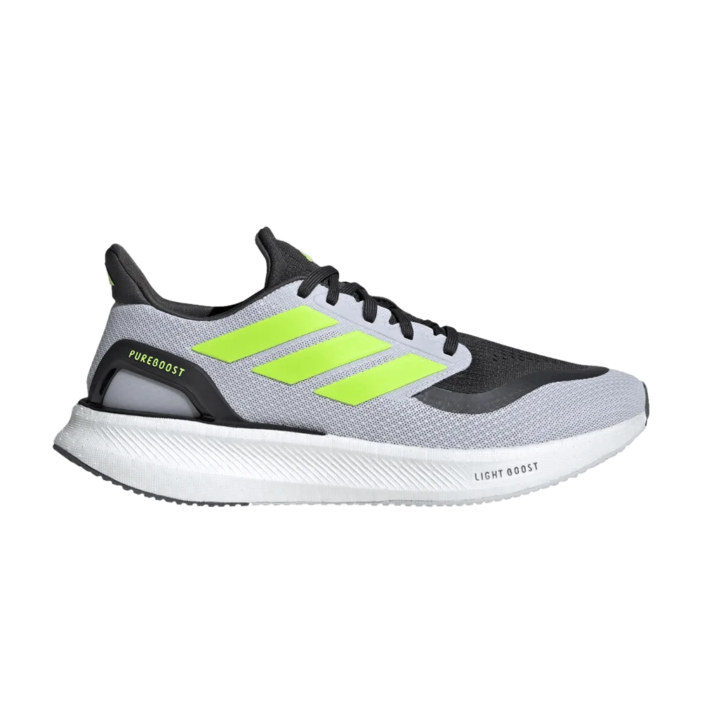 Krossovki-Adidas-PureBoost-5-Dash-Grey-Lucid-Lemon