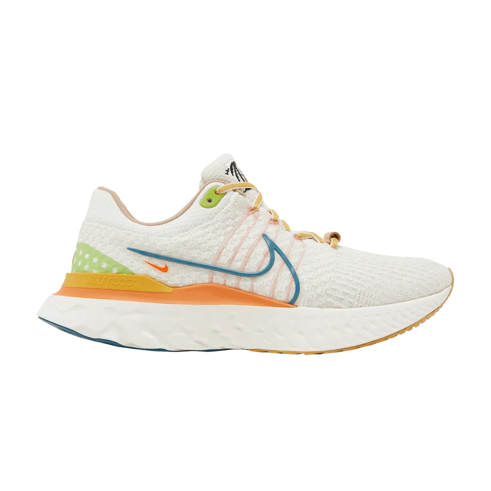 Кроссовки Nike React Infinity Run Flyknit 3 'Sail Hot Curry'