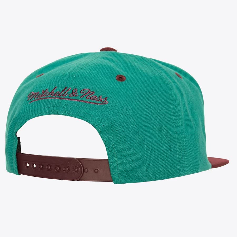 Бейсболка Mitchell & Ness Teal Anaheim Ducks Buzz Vintage Snapback Hat