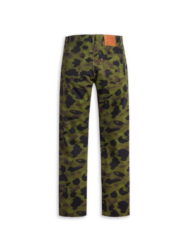 Спортивные штаны BAPE x Levi’s Color Camo 501 93 Model (America Exclusive) Green