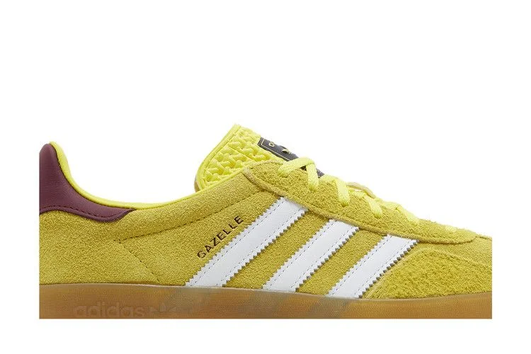 Кроссовки adidas Wmns Gazelle Indoor 'Bright Yellow Burgundy'
