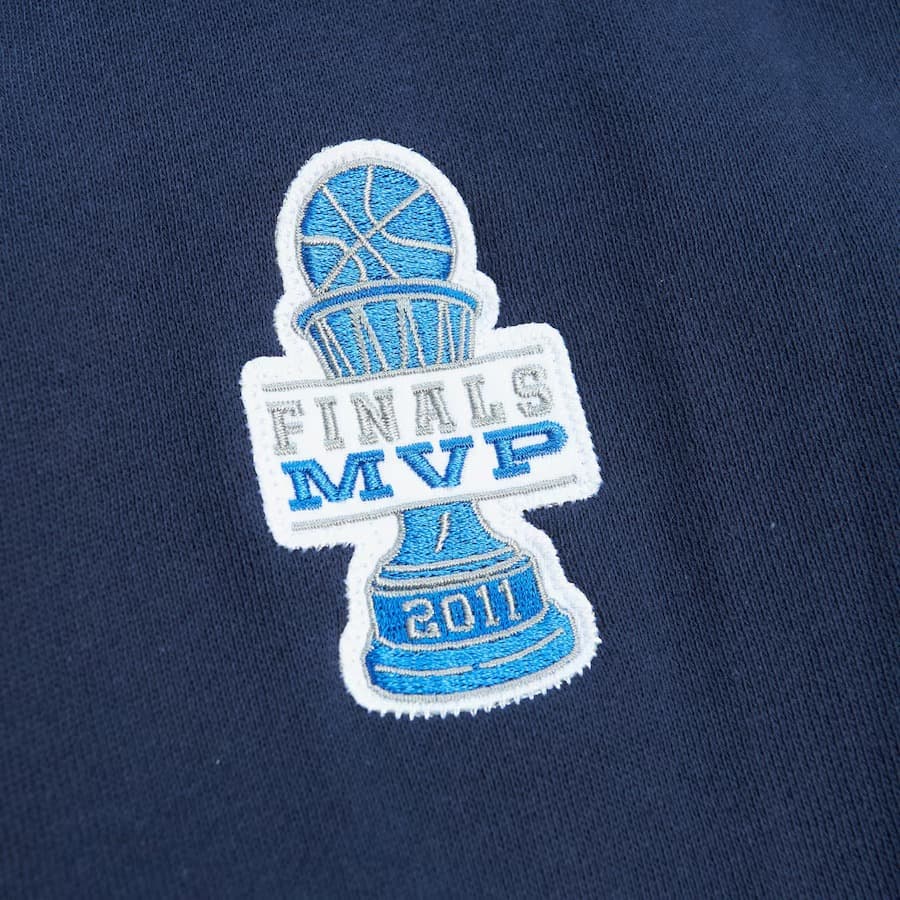 Худи Mitchell & Ness Dirk Nowitzki Navy Dallas Mavericks 2023 Naismith Basketball Hall Of Fame Name & Number Pullover Hoodie