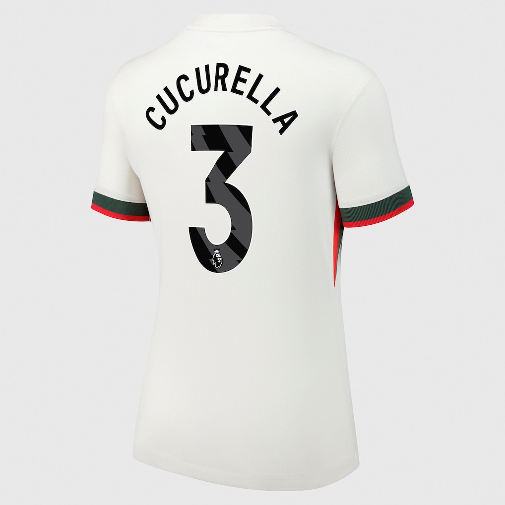 Женское футбольное джерси Chelsea Nike Away Stadium Shirt 2025-26 - Womens with Cucurella 3
