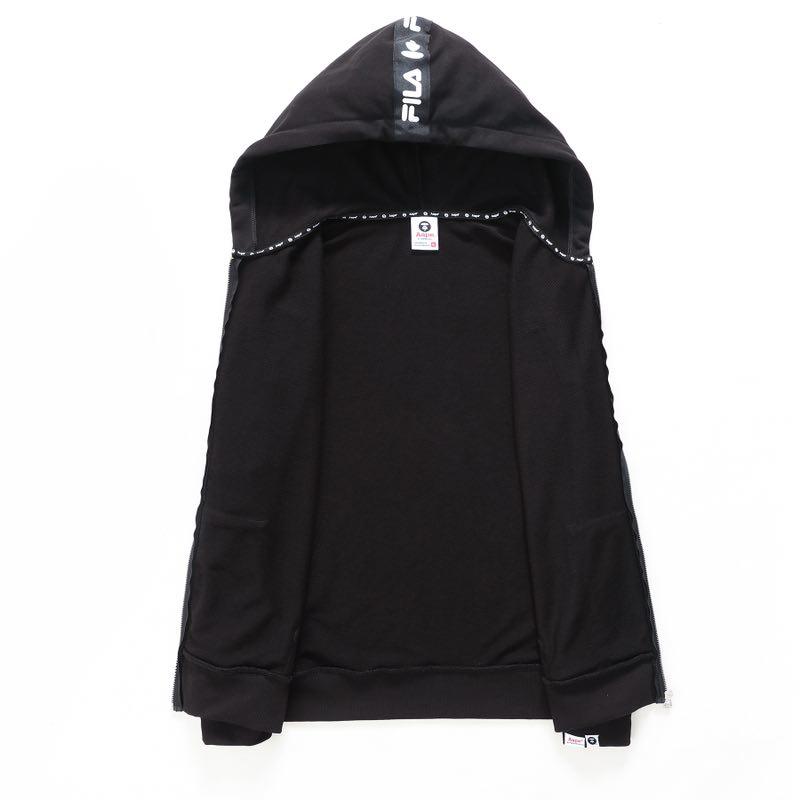 Худи AAPE x FILA Hoodie Black