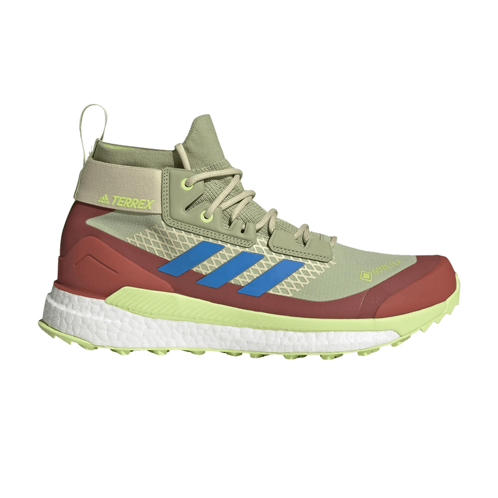 Кроссовки Adidas Terrex Free Hiker GTX 'Magic Lime Blue Rush'