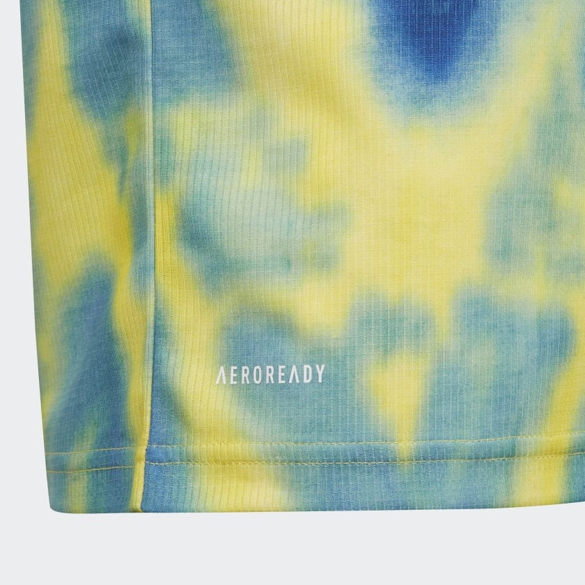 Баскетбольная футболка adidas Arsenal Human Race Kids Jersey Eqt Yellow/Collegiate Navy