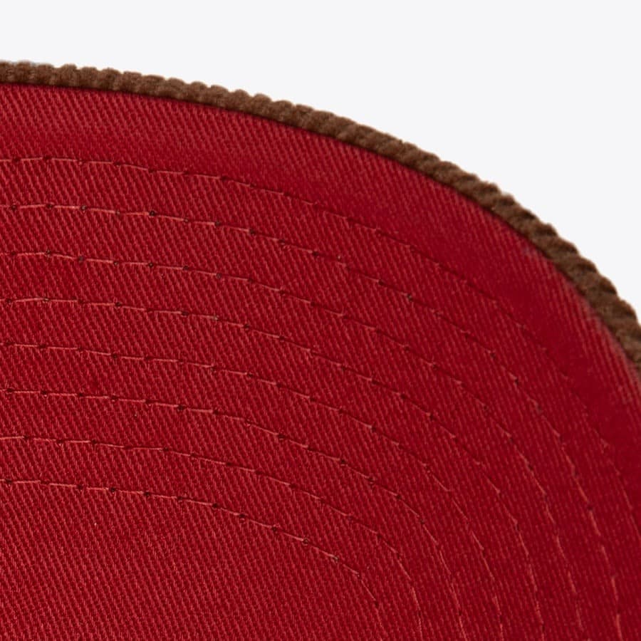 Бейсболка Mitchell & Ness Denim Brown Miami Heat Corduroy D-Stressed Pro Snapback Hat