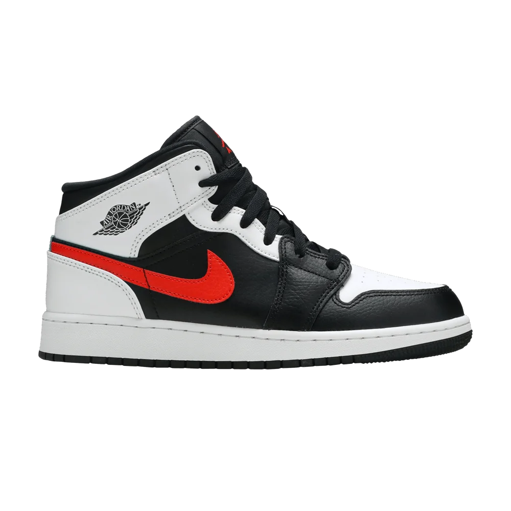 Krossovki-Air-Jordan-1-Mid-GS-Chile-Red