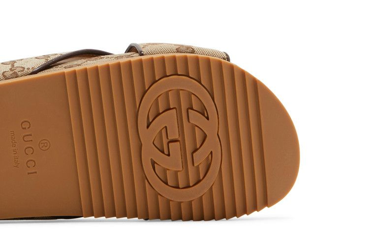 Сандалии Gucci GG Slide Sandal 'Beige'