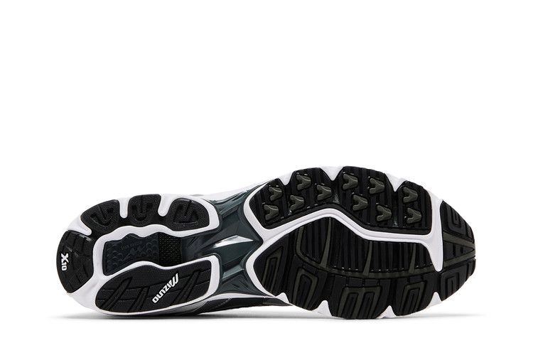 Кроссовки Mizuno Wave Rider 10 'White Silver Black'