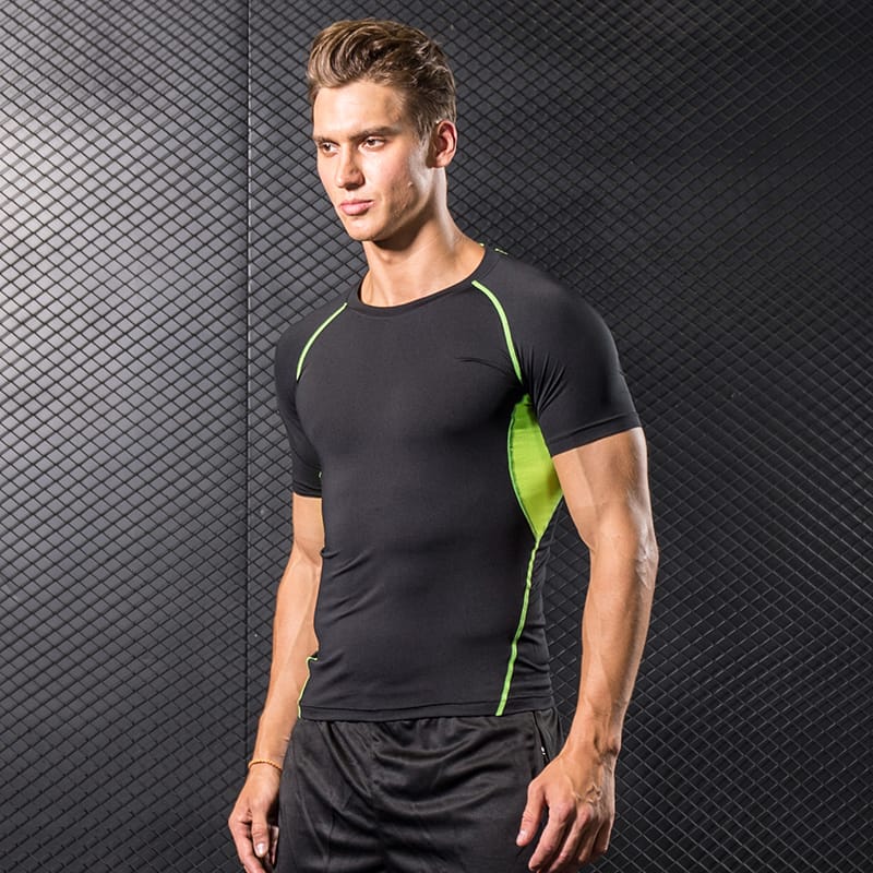 Daiong-Green-Lines-T-Shirt