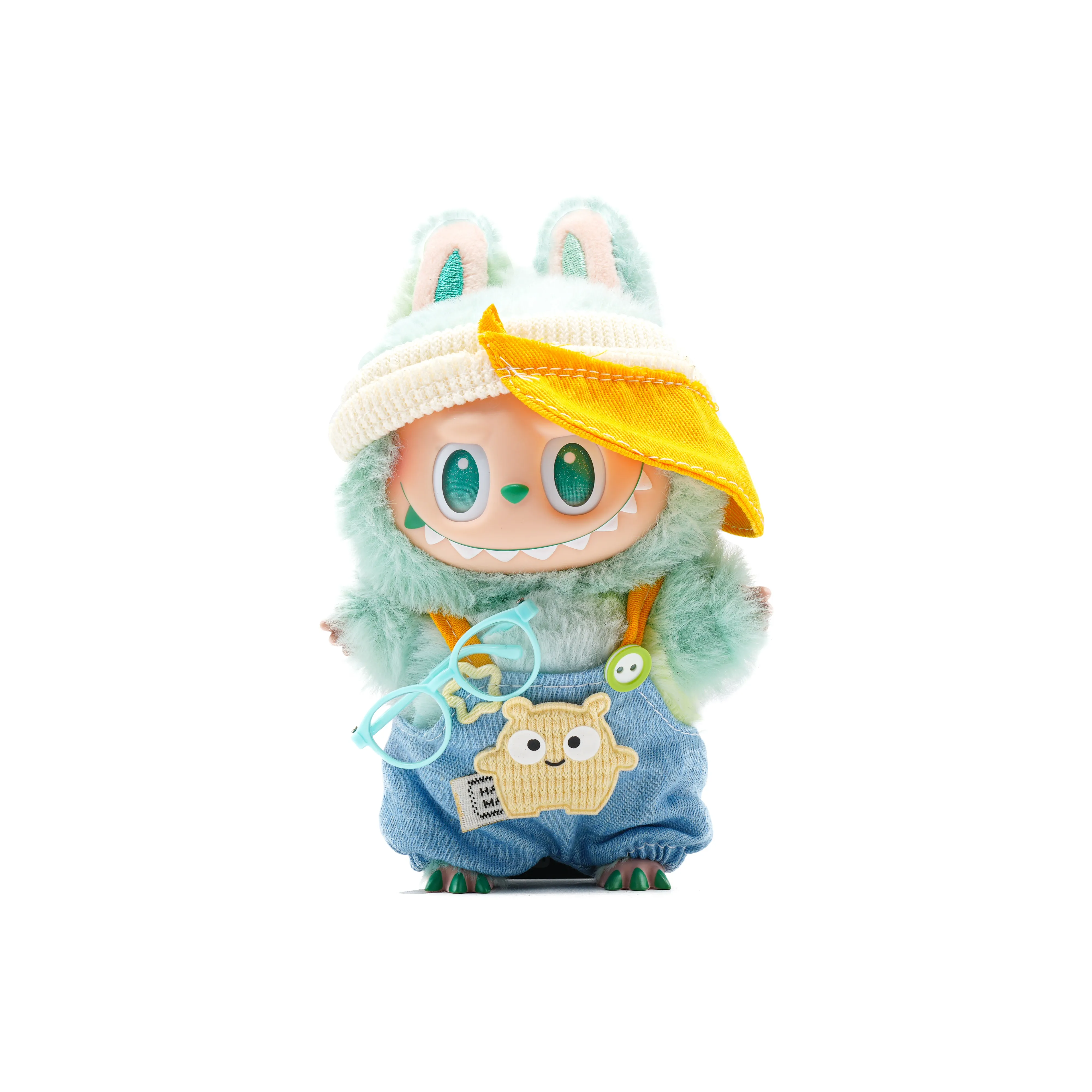 Виниловая фигурка-брелок POP MART LABUBU THE MONSTERS Front High Energy Series – Lime 3.0 Calm Confirmation