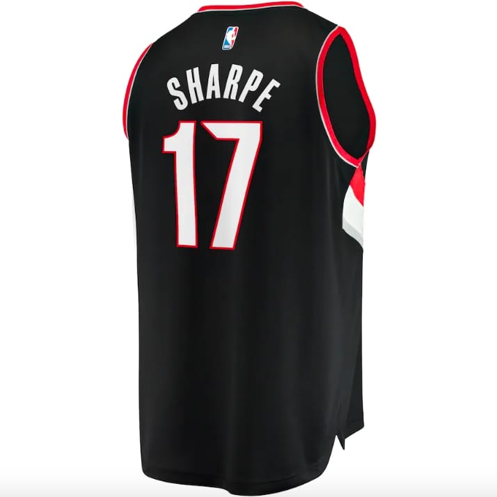 2022-NBA-Draft-First-Round-Pick-Portland-Trail-Blazers-17-Shaedon-Sharpe-Fast-Break-Icon-Black-Jersey-2