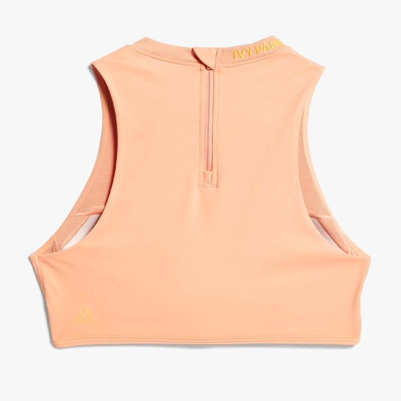 Спортивный топ adidas Ivy Park Mesh Crop Top (Plus Size) Ambient Blush
