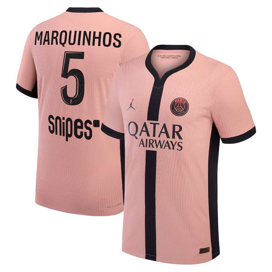 Футбольное джерси PSG Jordan Third Dri-FIT ADV Match Shirt 2024-25 Marquinhos 5