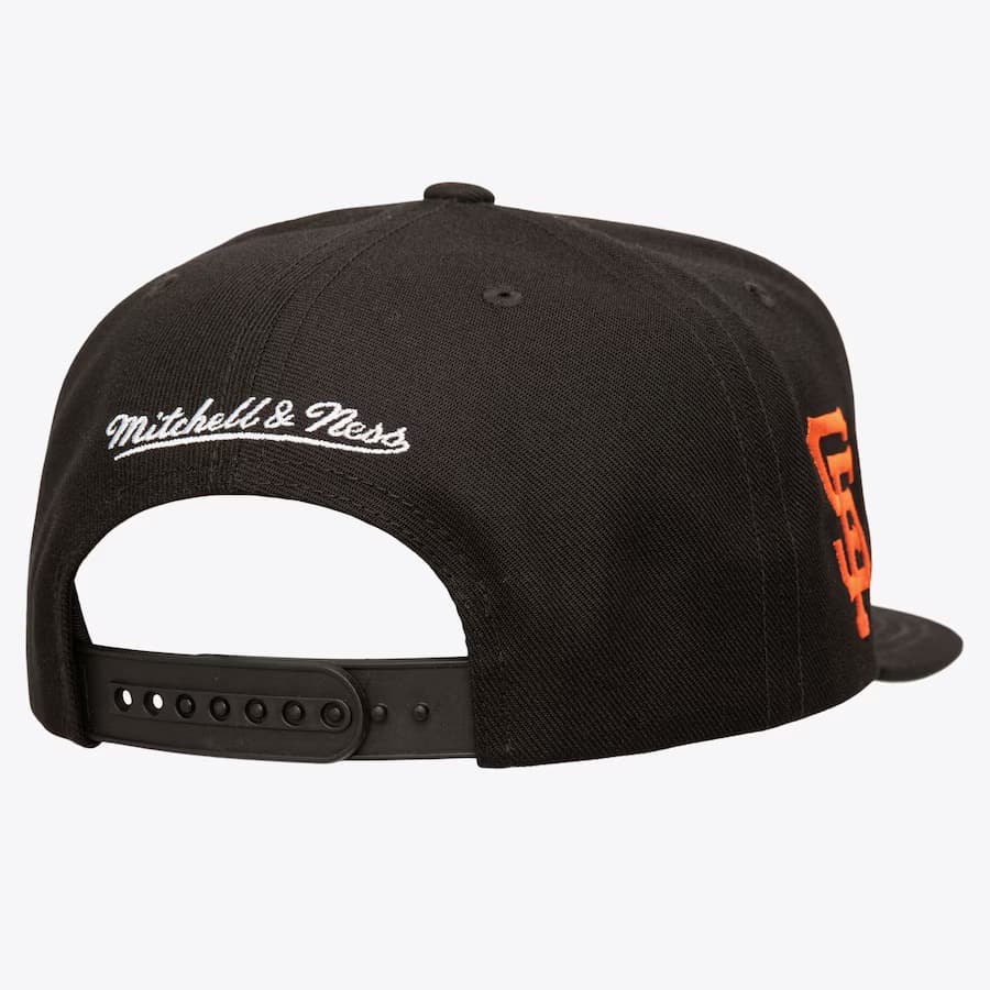 Mitchell-Ness-Black-San-Francisco-Giants-Double-Up-Snapback-Hat-1