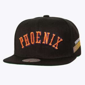 Mitchell-Ness-Black-Phoenix-Suns-Hardwood-Classics-Triple-Play-Snapback-Hat-300x300