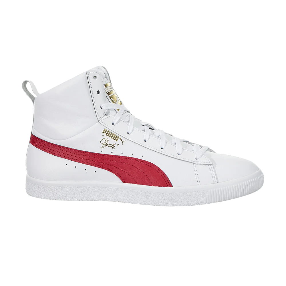 Krossovki-Puma-Clyde-Core-Mid-White-Barbados-Red