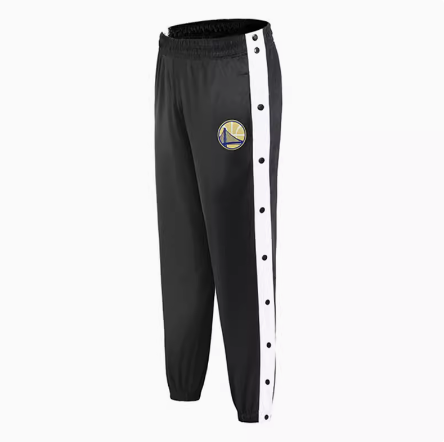 Баскетбольные брюки на кнопках Golden State Warriors